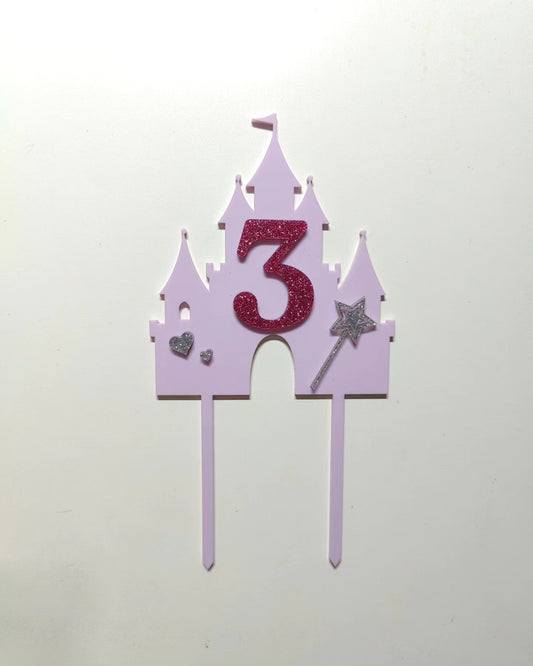 Princess Castle Cake Topper