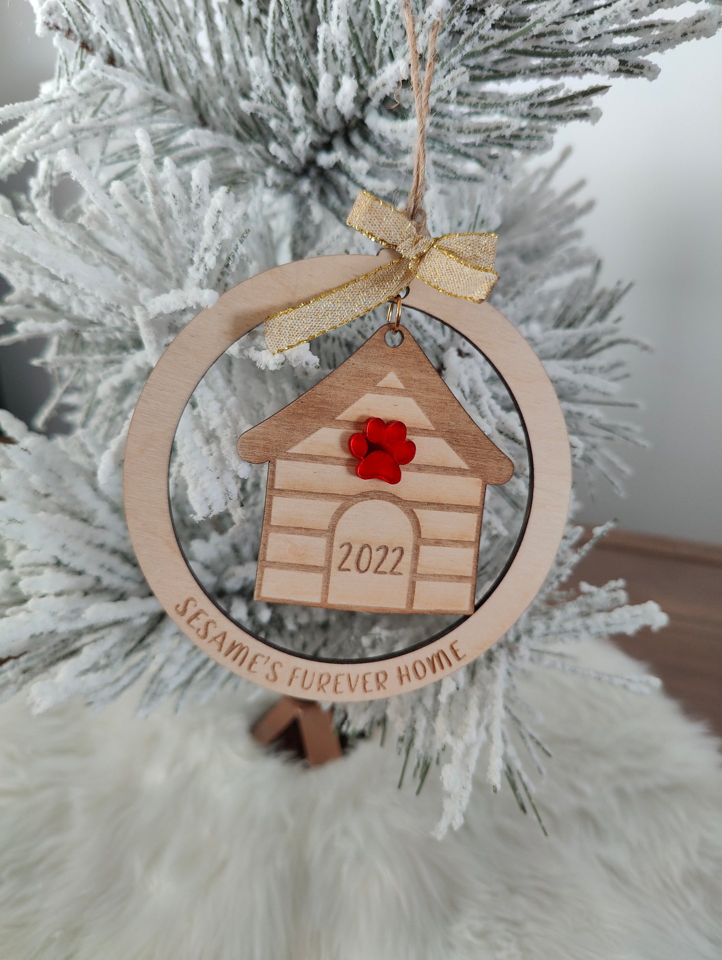 Pet Paw Ornament