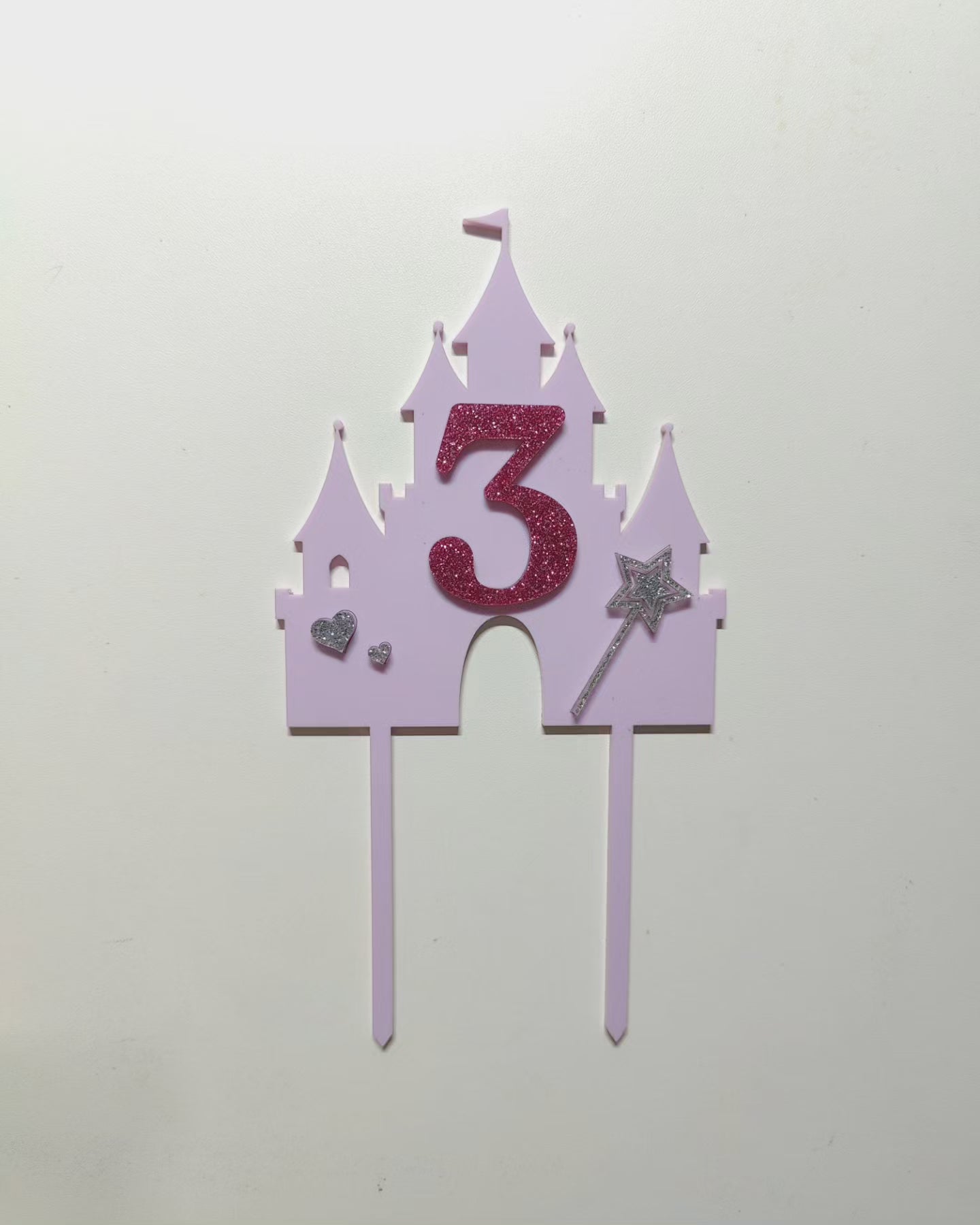 Princess Prince Castle Cake Topper