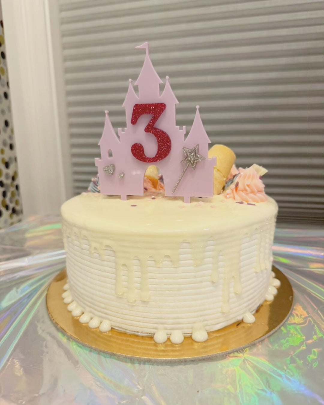 Princess Prince Castle Cake Topper